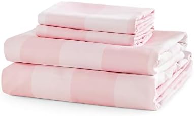 Wake In Cloud Gingham Plaid Twin Sheet Set