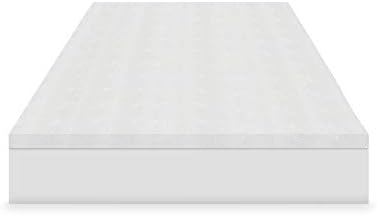 SensorPEDIC 2-Inch Gel-Infused Mattress Topper Twin White