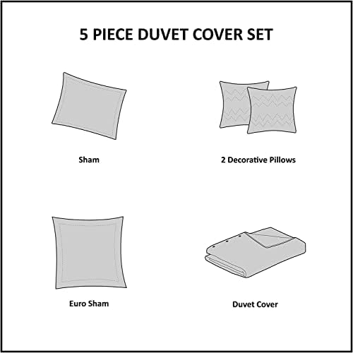 Urban Habitat Shabby Chic Duvet Cover Set 5 Piece