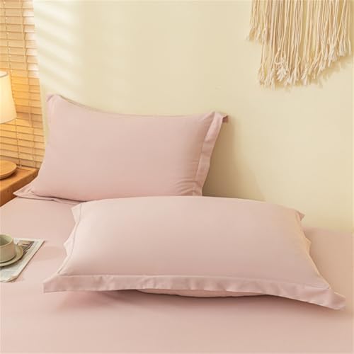 BYHIP Mattress Protector Twin Waterproof Light Pink 6-18 Inch