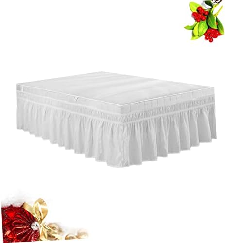 Cabilock Elastic Dust Bed Skirt for Twin Beds
