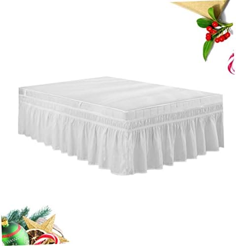 Cabilock Elastic Dust Bed Skirt for Twin Beds