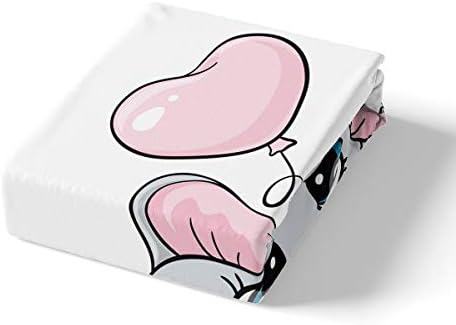 Feelyou Elephant Bed Sheet Set for Kids Twin Size 2Pcs