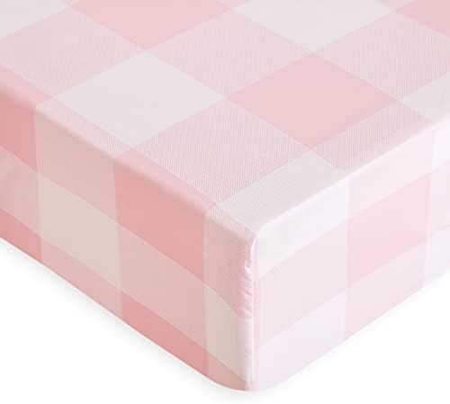 Wake In Cloud Gingham Plaid Twin Sheet Set