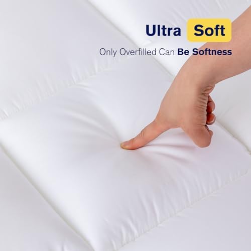 Primesoft 2 Thick Cotton Mattress Topper - Cooling Comfortable Supportive