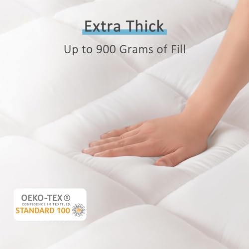 JOYRIDE SLEEP Dual Layer Mattress Topper for Hard Beds