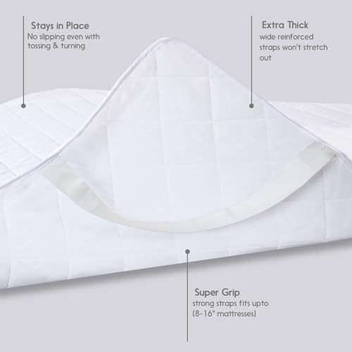 QATAN Twin Mattress Protector Waterproof Pad for Incontinence