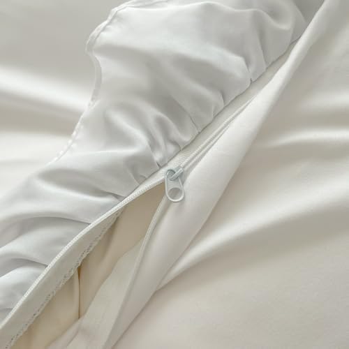 IHOUSTRIY Black Lace Ruffle Duvet Cover Set 1