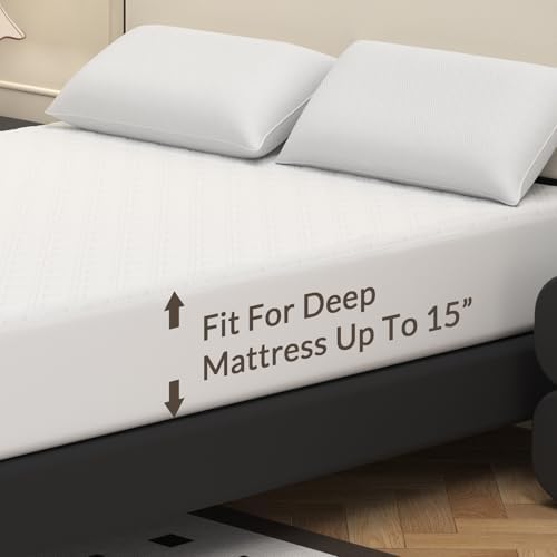HOMLYNS LuxeHeat Queen Heated Mattress Pad with Dual Control and 10 Heat Levels