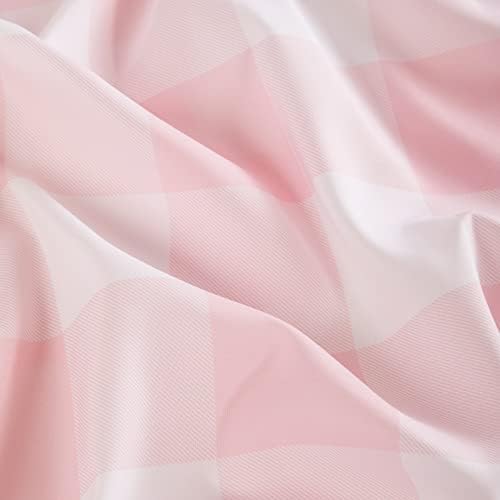 Wake In Cloud Gingham Plaid Twin Sheet Set