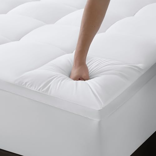 MEROUS Full Mattress Topper Cooling Plush 8-21 Inch Deep Pocket