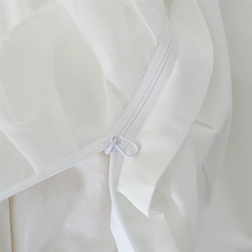 IHOUSTRIY Duvet Cover Twin Size Set with Bowtie and Zipper