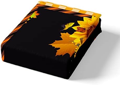 Pumpkin Sunflower Butterfly Duvet Cover Set