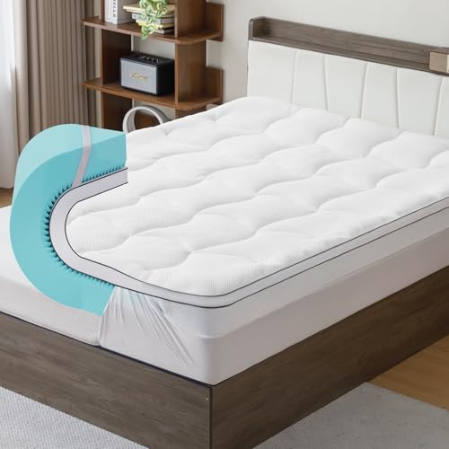 GEMBED 4 Inch Memory Foam Mattress Topper Full Size