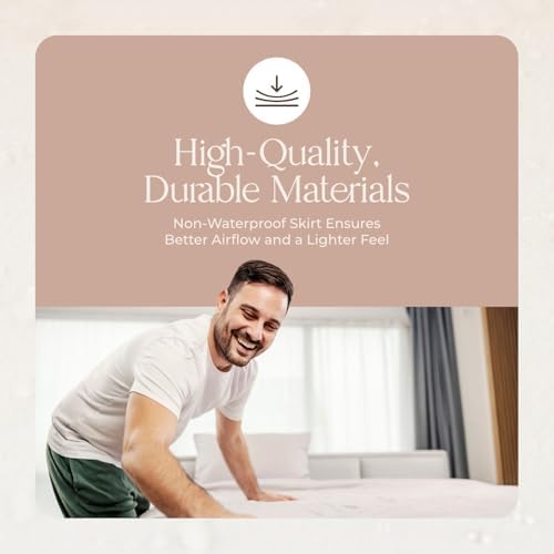 Organic Waterproof Mattress Protector Full Size with Triple Layer Protection