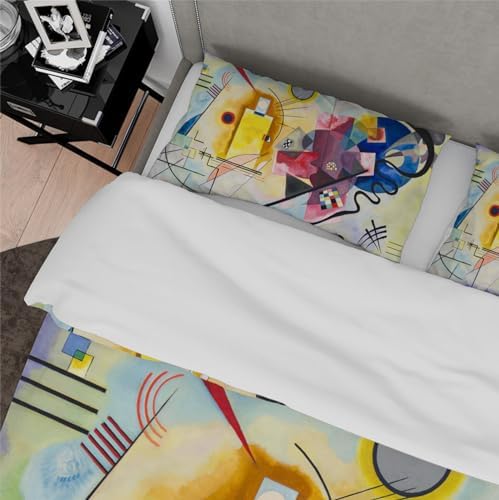 HOBBOY Cartoon Kids Duvet Cover Set with Zipper 3pc