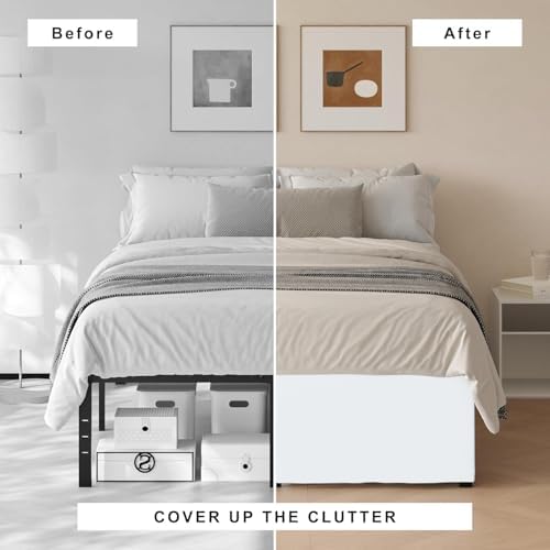 Cotton Delight Queen Bedskirt 800TC Split Corner 16 Inch Drop