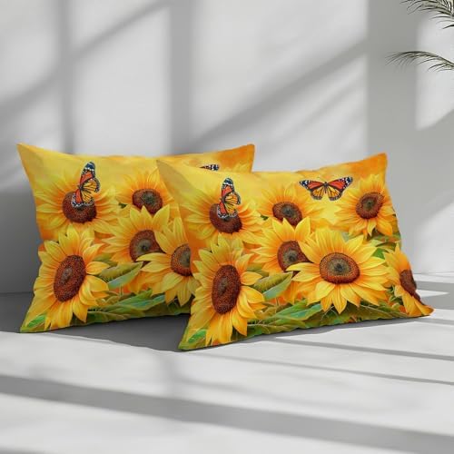 Super Soft Mustard Yellow Duvet Cover Set for Kids