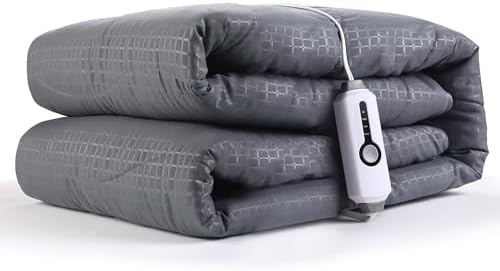 SUNNY HEAT Full Size Electric Mattress Pad 54x75 Grey