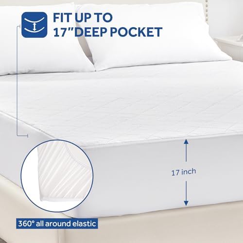 Sealy Heated Mattress Pad King Size with Plush Top