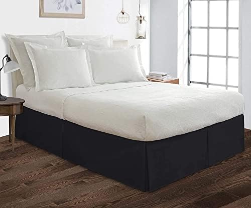 Comfort Beddings Queen Bed Skirt Black 100 Cotton Blend 1