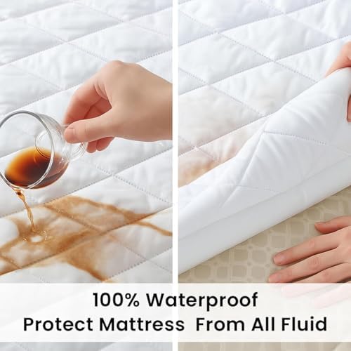Waterproof Mattress Protector Full Size with Deep Pocket Fit