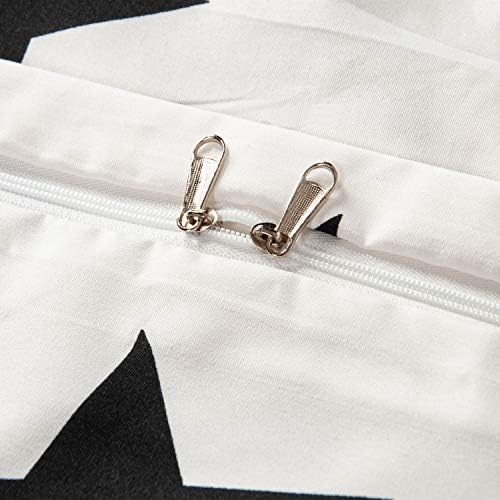 NTBAY 2 Piece Brushed Microfiber Star Duvet Cover Set for Kids