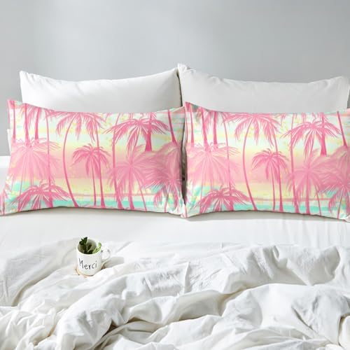 Feelyou Coconut Tree Sheet Set for Kids
