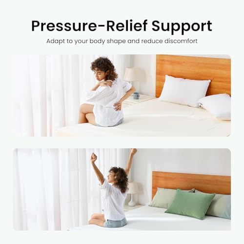 Marsail 3 Inch Cooling Gel Mattress Topper for Twin XL