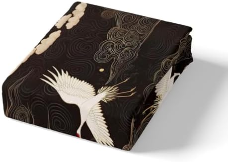 Feelyou Kids Japanese Crane Duvet Cover Set King Size 1