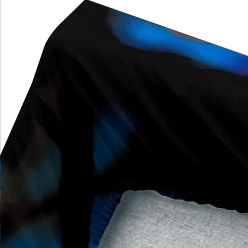 UEVBF Black Cat Fitted Sheet Set Twin Size