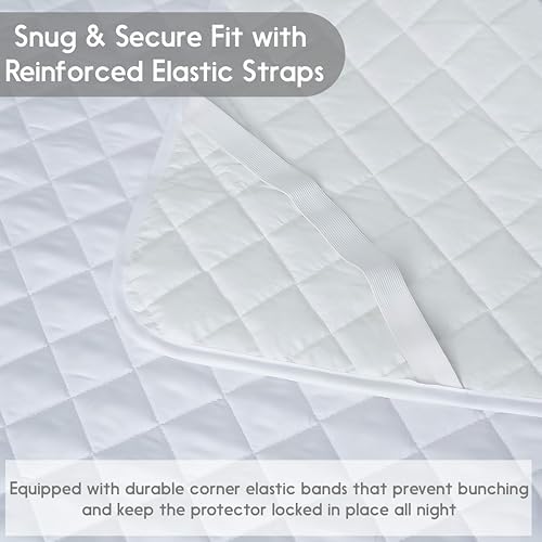 QATAN Twin Mattress Protector Waterproof Pad for Incontinence