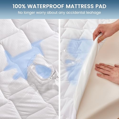 SLEEP ZONE Waterproof Mattress Protector Twin XL