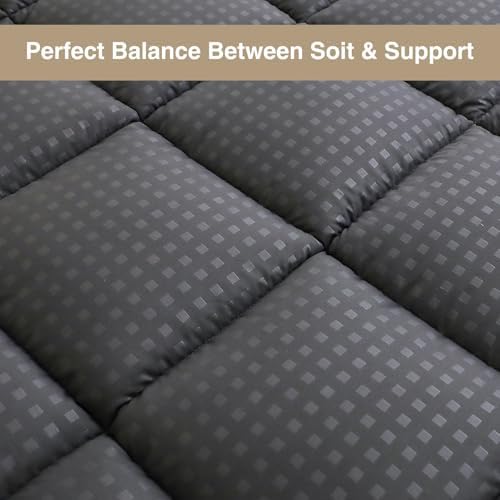FISHDRU Quilted Fitted Mattress Pad Twin Size
