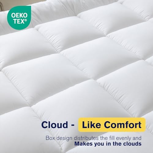 Primesoft 2 Thick Cotton Mattress Topper - Cooling Comfortable Supportive
