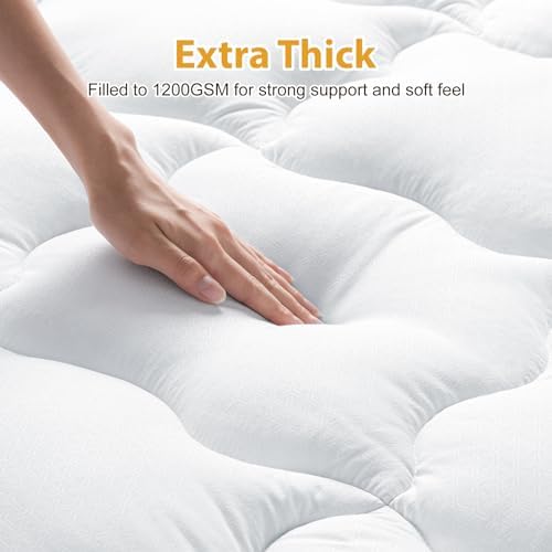 Maxzzz Full Mattress Topper 1200 GSM Down Alternative