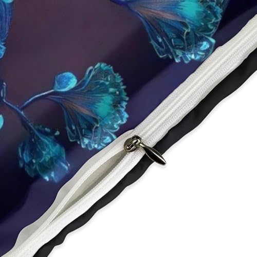 Feorafei 3D Peacock Print Duvet Cover Set 3 Pieces