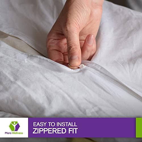 Mars Wellness Waterproof Vinyl Mattress Protector - Queen Size