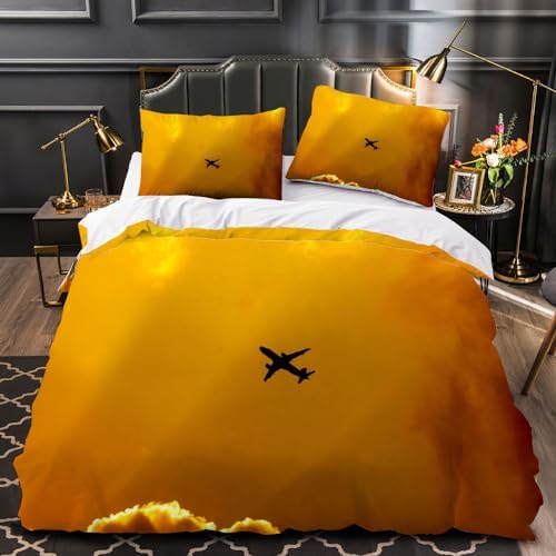 3D Print Duvet Cover Set with Zipper for California King 1