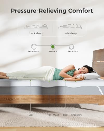 PERLECARE 2 Inch Cooling Memory Foam Mattress Toppers
