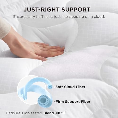 Bedsure Mattress Topper Full Waterproof with Deep Pocket