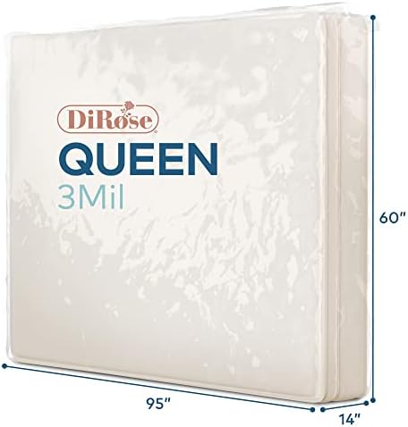 DiRose Mattress Storage Bag - Clear Waterproof 1 Queen Sizes