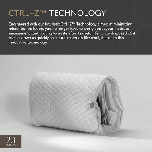 23 THREADS X162 Series Plush Mattress Encasement