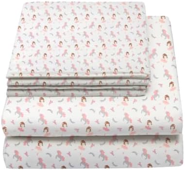 Cute Twin Sheet Set for Kids Boy Girl 3 Piece