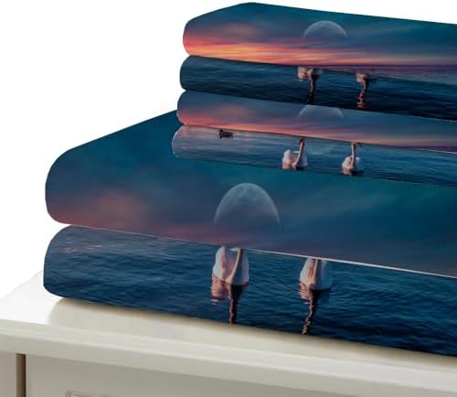 GIPNIAU Kids Duvet Cover Set California King 3 Piece
