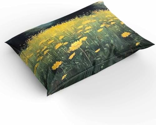 Boanket 3-Piece Twin Duvet Cover Set with Zipper Soft Floral Design