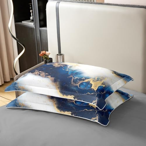 Erosebridal Cotton Marble Duvet Cover Set King Size 1