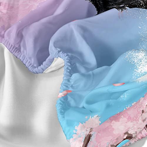 Kids Horse Sheet Set 3PC with Cherry Blossoms Design