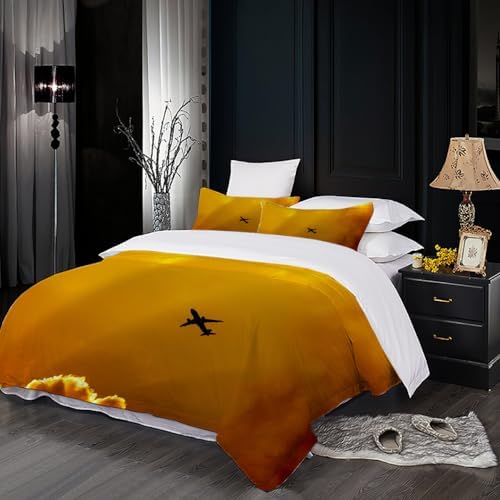 3D Print Duvet Cover Set with Zipper for California King 1