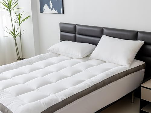 Primesoft 2 Thick Cotton Mattress Topper - Cooling Comfortable Supportive